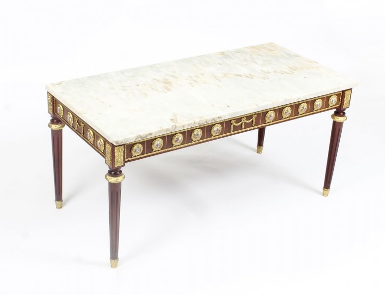Vintage Ormolu Mounted Coffee Table Marble Top H&L Epstein Style Mid-Century | Ref. no. 09714 a | Regent Antiques